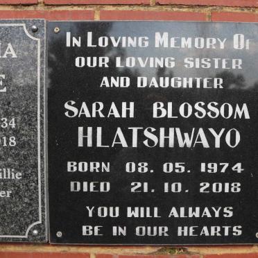 HLATSHWAYO Sarah Blossom 1974-2018
