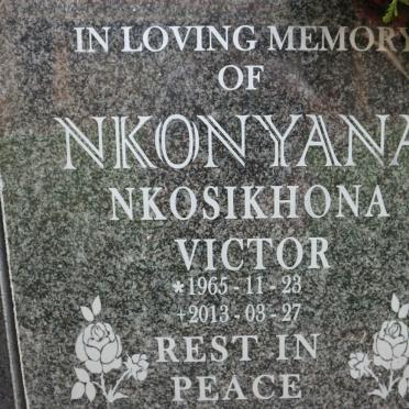NKONYANA Nkosikhona Victor 1965-2013