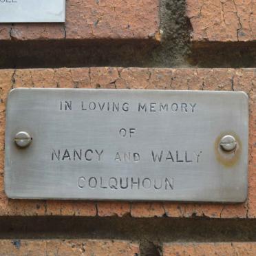 COLQUHOUN Wally &amp; Nancy