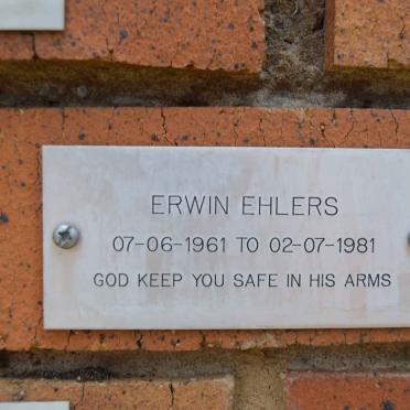 EHLERS Erwin 1961-1981