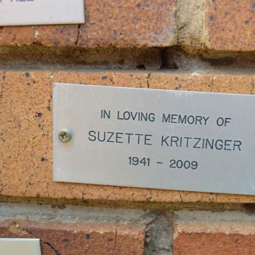 KRITZINGER Suzette 1941-2009