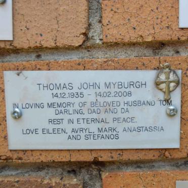 MYBURGH Thomas John 1935-2008