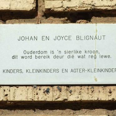 BLIGNAUT Johan &amp; Joyce