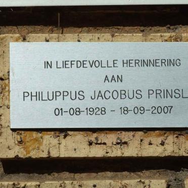 PRINSLOO Philuppus Jacobus 1928-2009