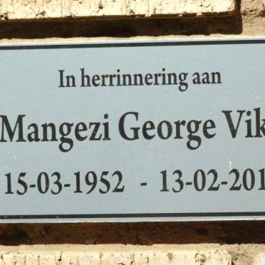 VIKE Mangezi George 1952-2011