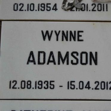 ADAMSON Wynne 1935-2012