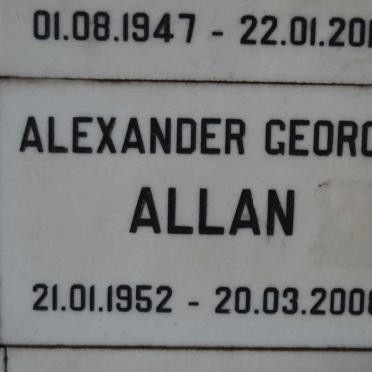 ALLAN Alexander George 1952-2008