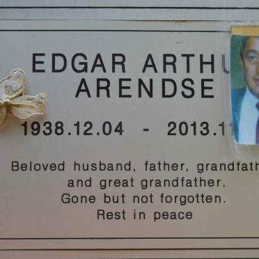 ARENDSE Edgar Arthur 1938-2013