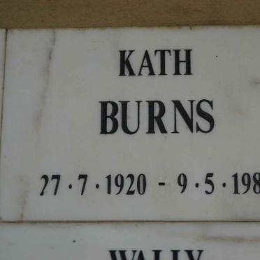 BURNS Kath 1920-1989