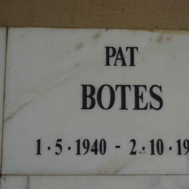 BOTES Pat 1940-1997