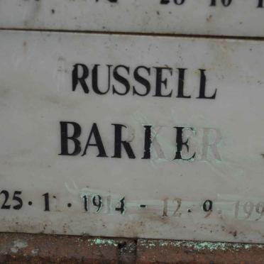 BARKER Russell 1914-1997