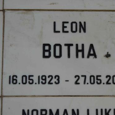 BOTHA Leon 1923-2002