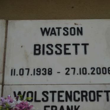 BISSETT Watson 1938-2006