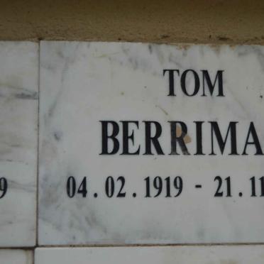 BERRIMAN Tom 1919-1999