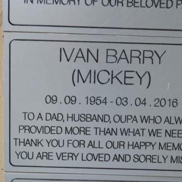 BARRY Ivan 1954-2016
