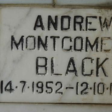 BLACK Andrew Montgomery 1952-1990