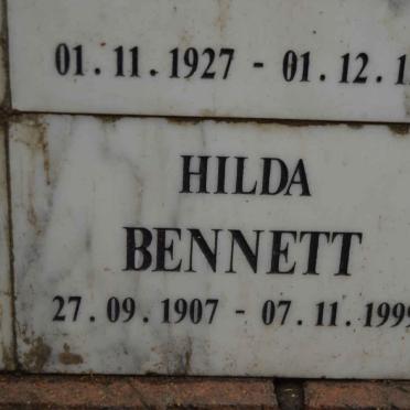 BENNETT Hilda 1907-1999