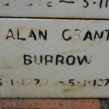 BURROW Alan Grant 1979-1979