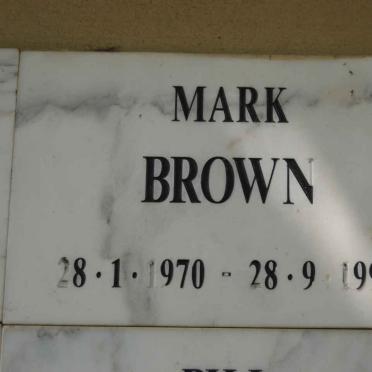 BROWN Mark 1970-1996