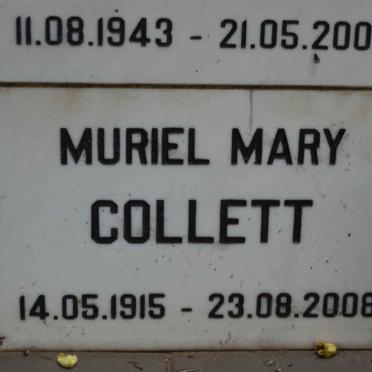 COLLETT Muriel Mary 1915-2008