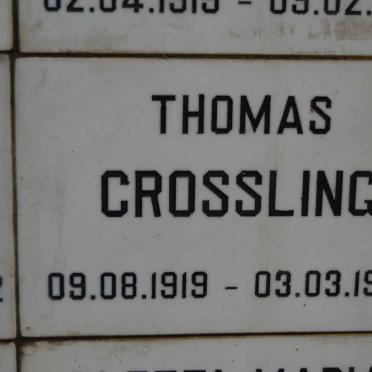 CROSSLING Thomas 1919-1993