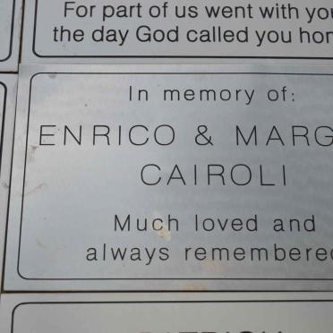 CAIROLI Enrico &amp; Margot