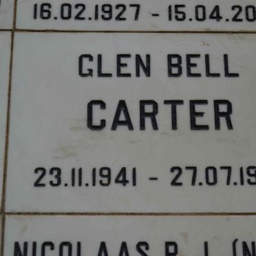 CARTER Glen Bell 1941-1983