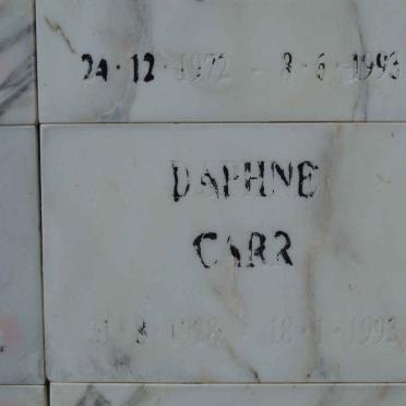 CARR Daphne 1928-1993
