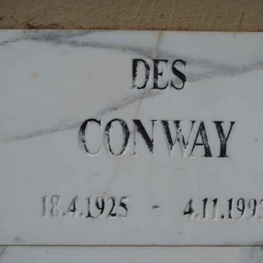 CONWAY Des 1925-1993