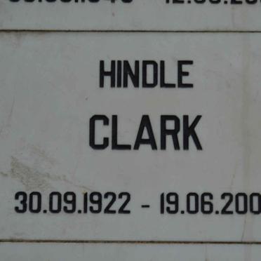 CLARK Hindle 1922-2008
