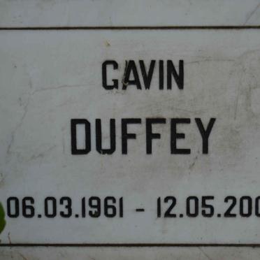 DUFFEY Gavin 1961-2006