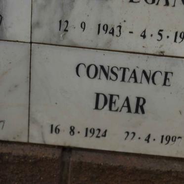 DEAR Constance 1924-1997