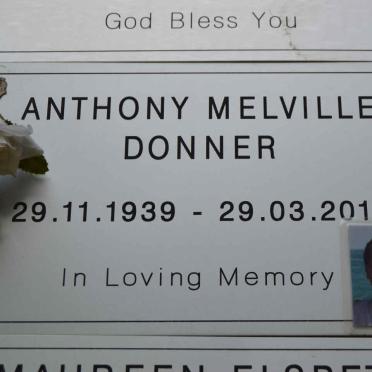 DONNER Anthony Melville 1939-2011