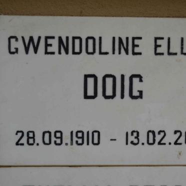 DOIG Gwendoline Ellen 1910-2001