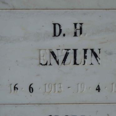 ENZLIN D.H. 1913-1989