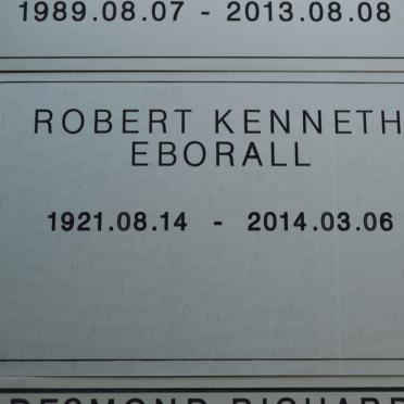 EBORALL Robert Kenneth 1921-2014