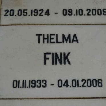 FINK Thelma 1933-2006