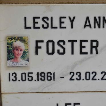 FOSTER Lesley Ann 1961-2002