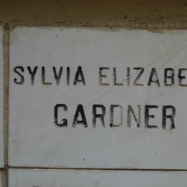 GARDNER Sylvia Elizabeth