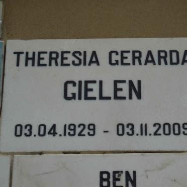 GIELEN Theresia Gerarda 1929-2009