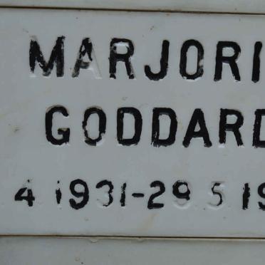 GODDARD Marjorie 1931-1984