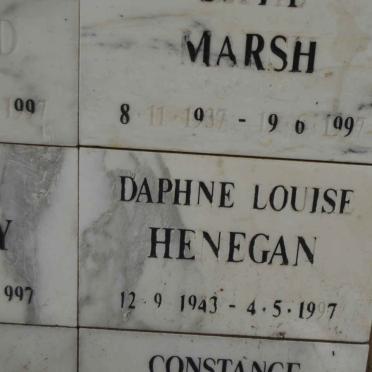 HENEGAN Daphne Louise 1943-1997