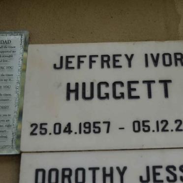 HUGGETT Jeffrey Ivor 1957-2005