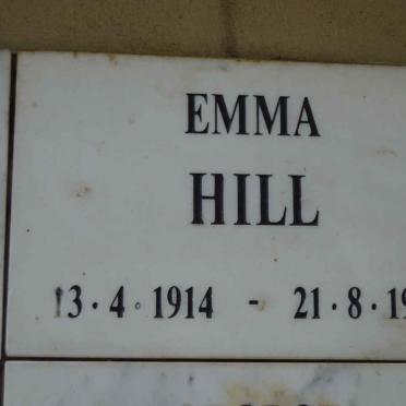 HILL Emma 1914-1996