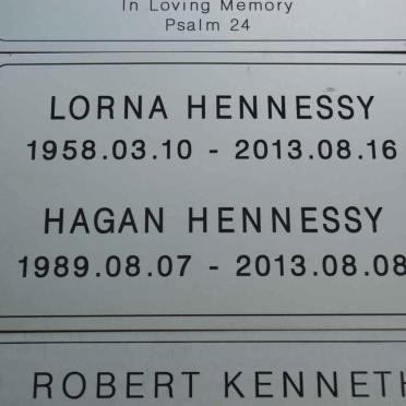 HENNESSY Lorna 1958-2013 :: HENNESSY Hagan 1989-2013
