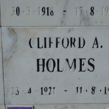 HOLMES Clifford A. 1921-1994
