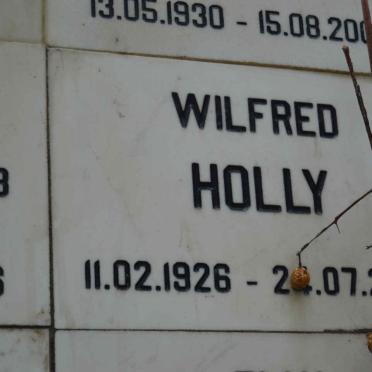 HOLLY Wilfred 1926-2007