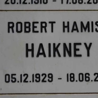 HAIKNEY Robert Hamish 1929-2001