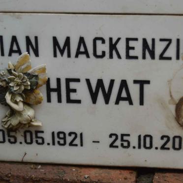 HEWAT Ian Mackenzie 1921-2002
