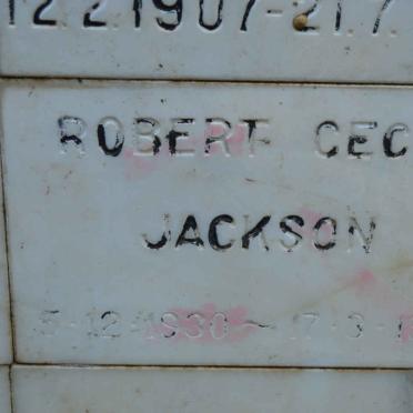 JACKSON Robert Cecil 1930-1981